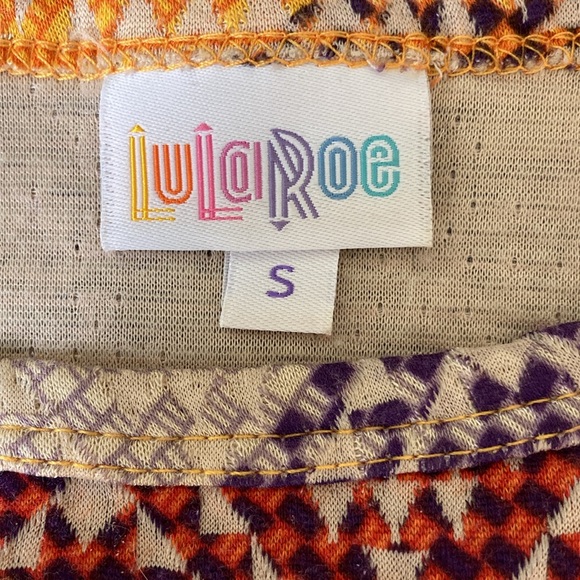 LuLaRoe Geometric Plaid Swing Dress - Picture 5 of 9